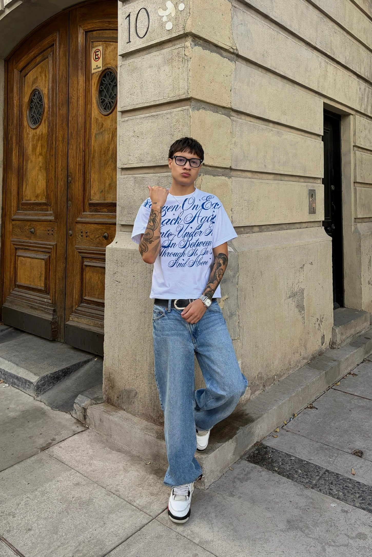 white gia tee (regular fit)