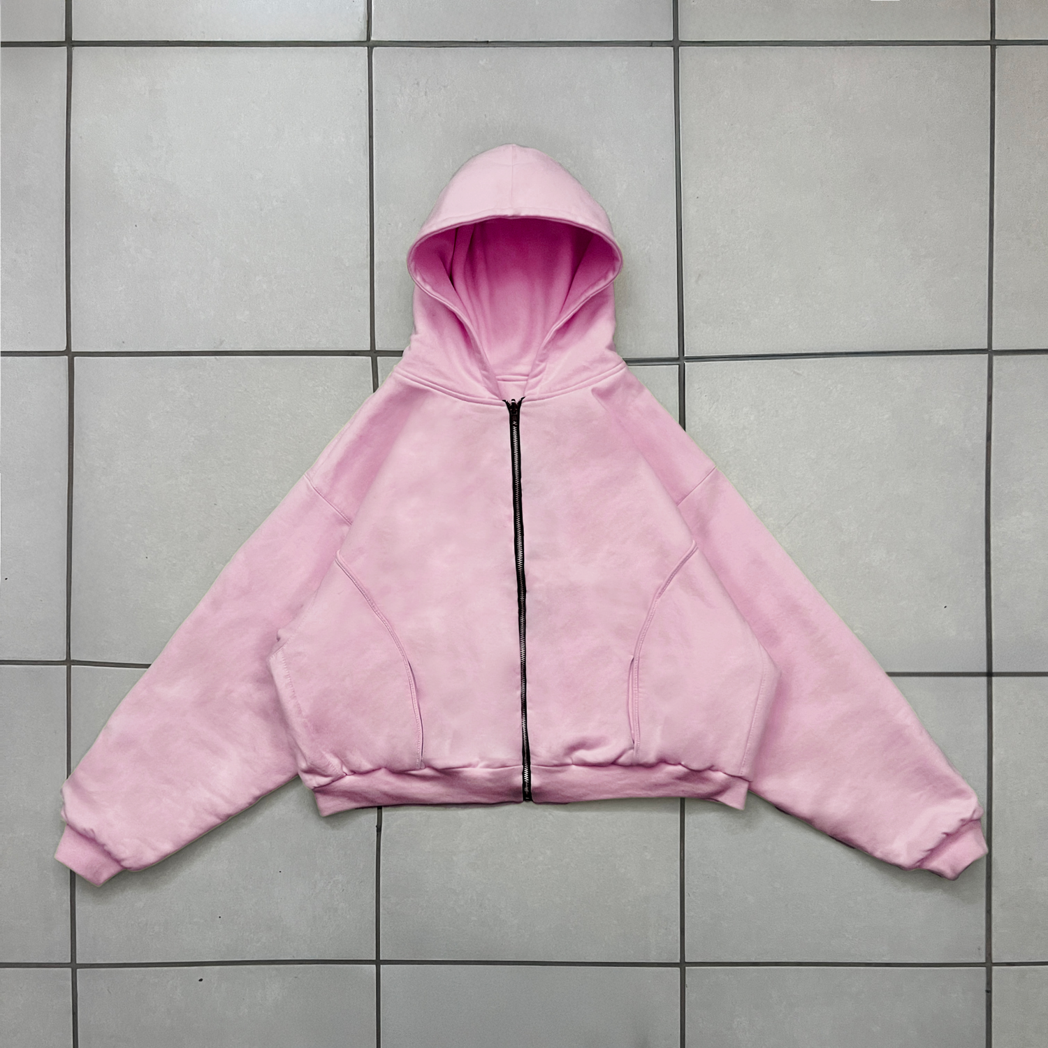 pink reversible zip-up