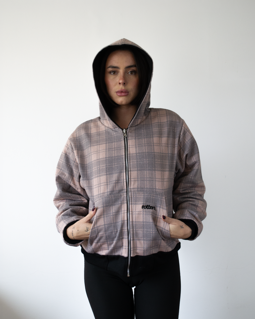 cozy reversible zip-up